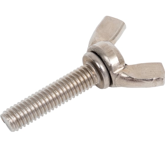 Изображение товара Винт STARFIX М6х25мм барашковый, нержавеющая сталь (А2) DIN 316 100шт SM-61388-100