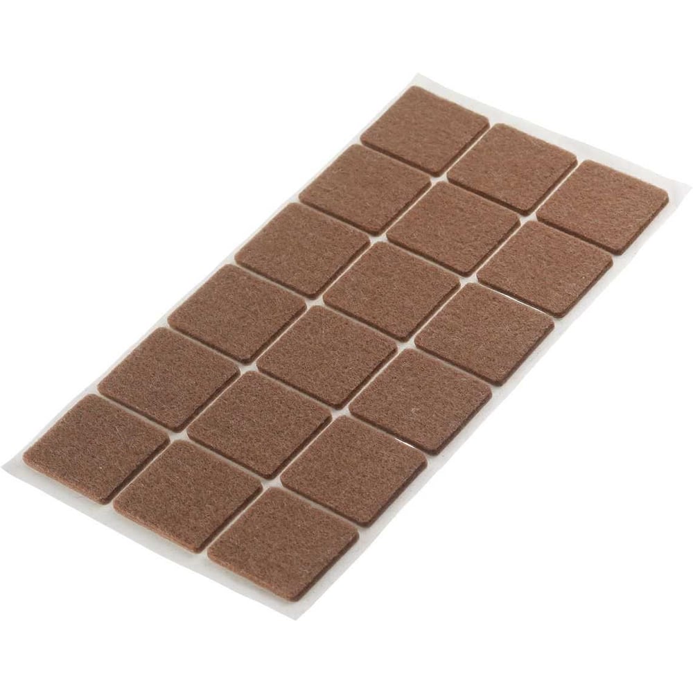 Изображение товара Подложка MFK-TORG самоклеющаяся из войлока 25 мм, 60 штук, бежевый