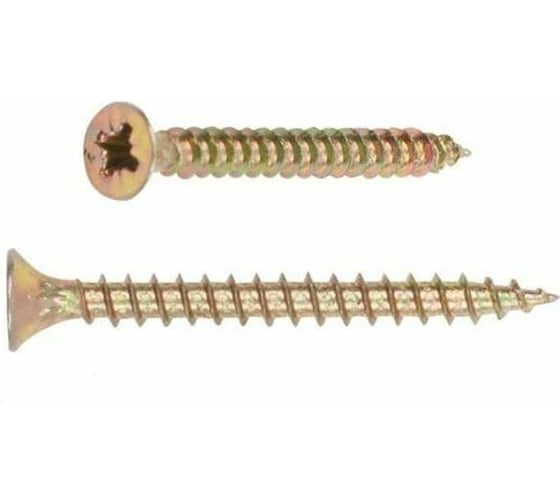 Изображение товара Шуруп универсальный STARFIX 6.0х50мм желтый цинк 250шт SMC3-81430-250