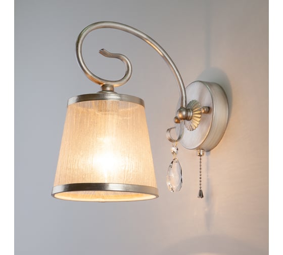 Изображение товара Настенный светильник Eurosvet 60065 1 серебро 00000082041