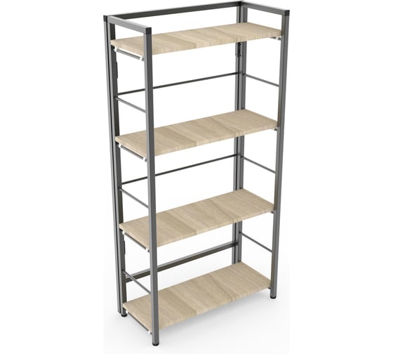 Изображение товара Стеллаж ТИТАН МЕТА СЛС-1/1200, ясень светлый шимо 4670026243185