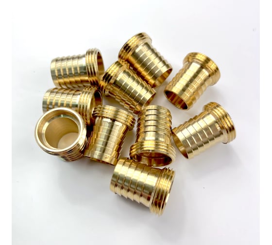 Изображение товара Штуцер латунный для шлангов наружная резьба 3/4 х елочка 19 мм, 10 шт Профитт 9279363