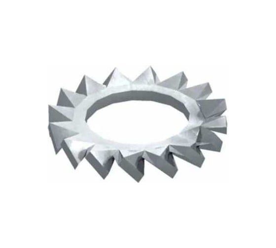 Изображение товара Шайба стопорная ЦКИ DIN6798 J М8х14 зубчатая, цинк 25шт 61268088