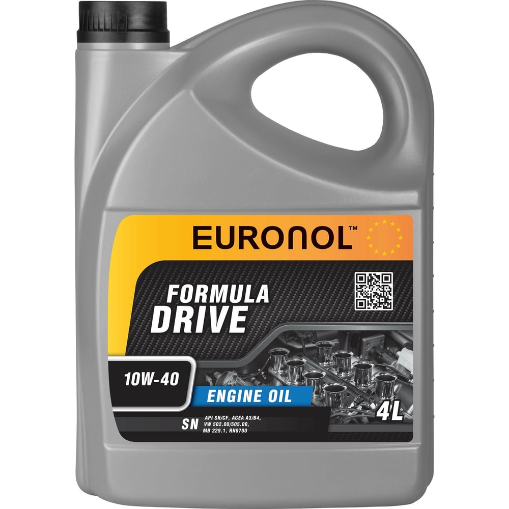 Моторное масло Euronol 10W40 80015 DRIVE FORMULA 10w-40, SN - фото 1