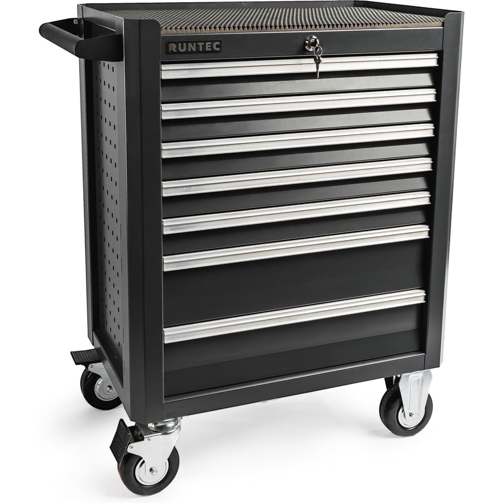 Изображение товара Тележка инструментальная Limited Edition 7 полочная RUNTEC Industrial серая RTIND-LE7G