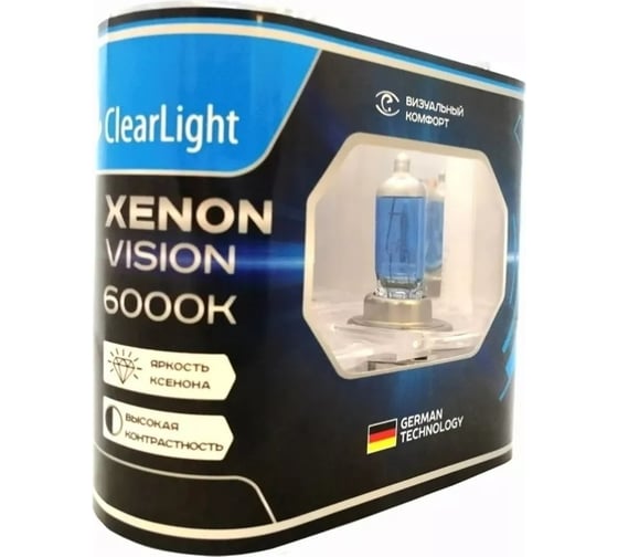 Изображение товара Комплект ламп Clearlight H112V-55W XenonVision, 2 шт. MLH1XV