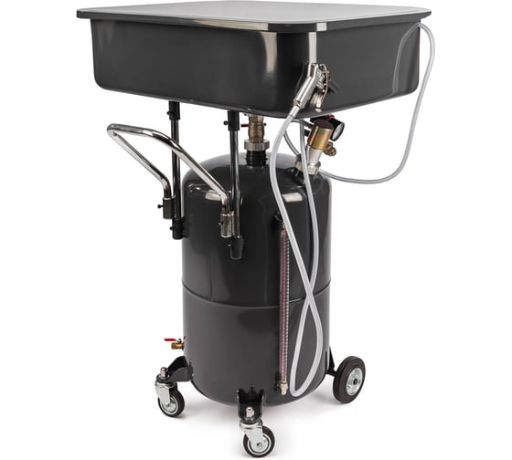 Изображение товара Ванна для мойки деталей пневматическая 75 л, с бочкой RUNTEC RT-PDCT