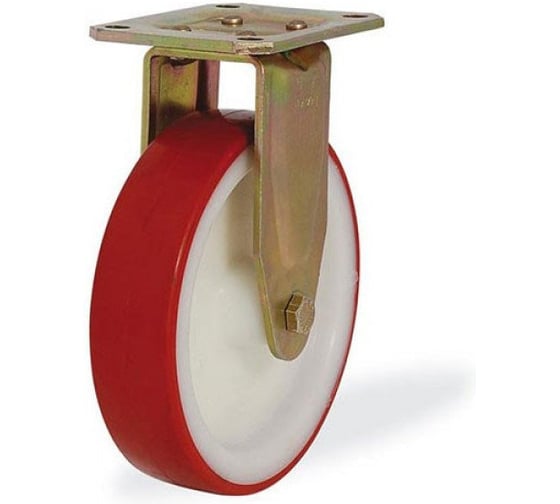 Изображение товара Неповоротная колесная опора KAMA 150 мм 4107-PUR-150