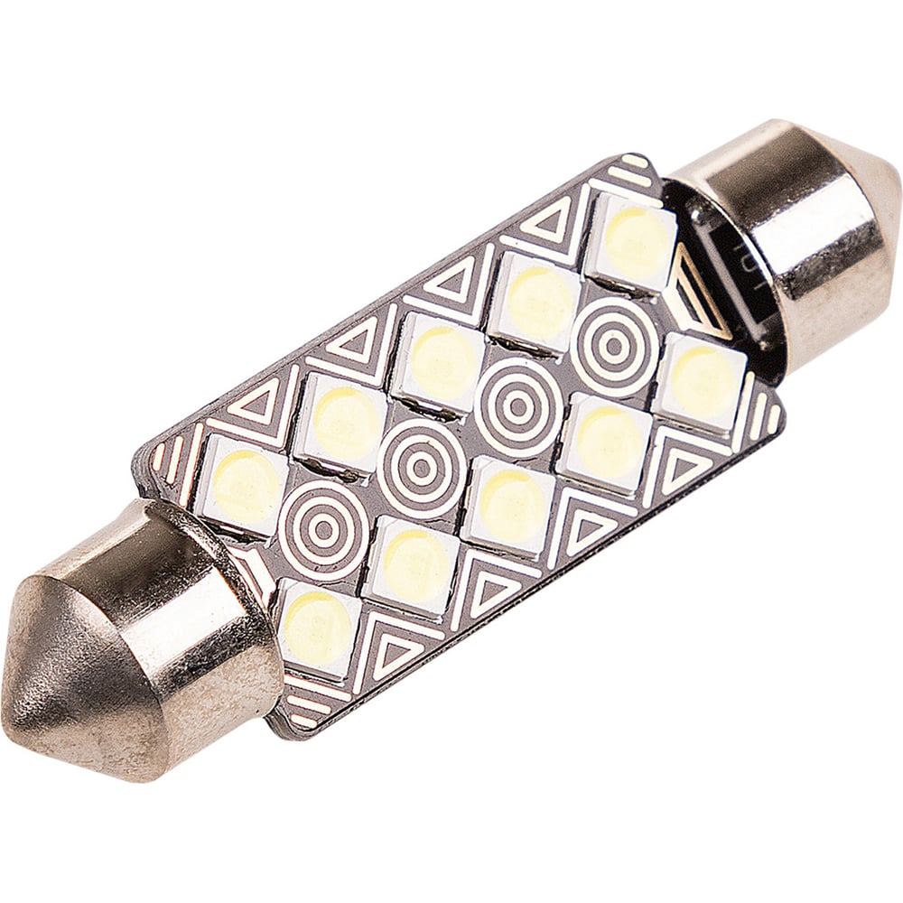 Изображение товара Автолампа диод T11 C5W SKYWAY 12V 10 SMD белая для салона и номера