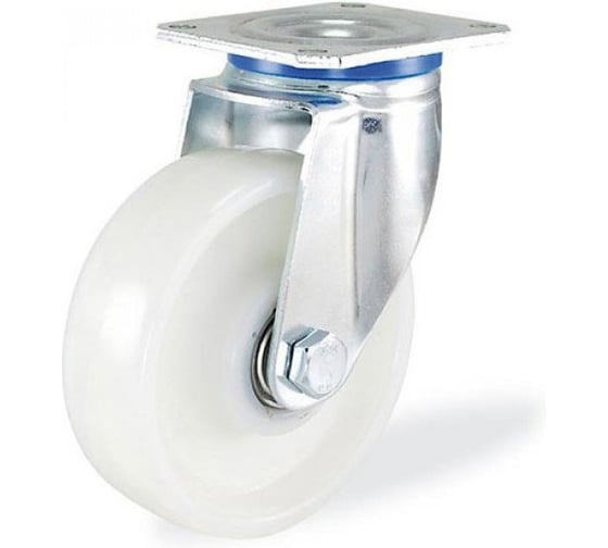 Изображение товара Поворотная колесная опора KAMA площадка, 125 мм,KAMA 3202-RPR-125