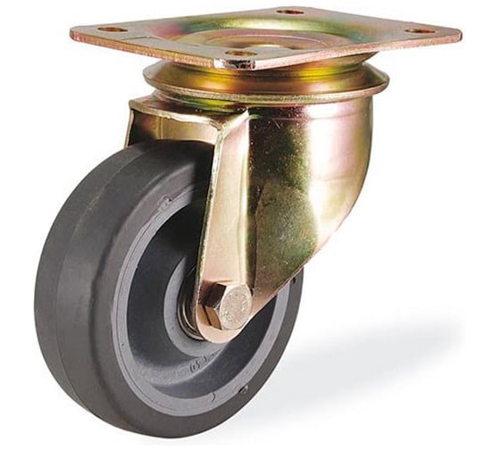 Изображение товара Поворотная колесная опора KAMA площадка, 150 мм KAMA 3602-CTR-150