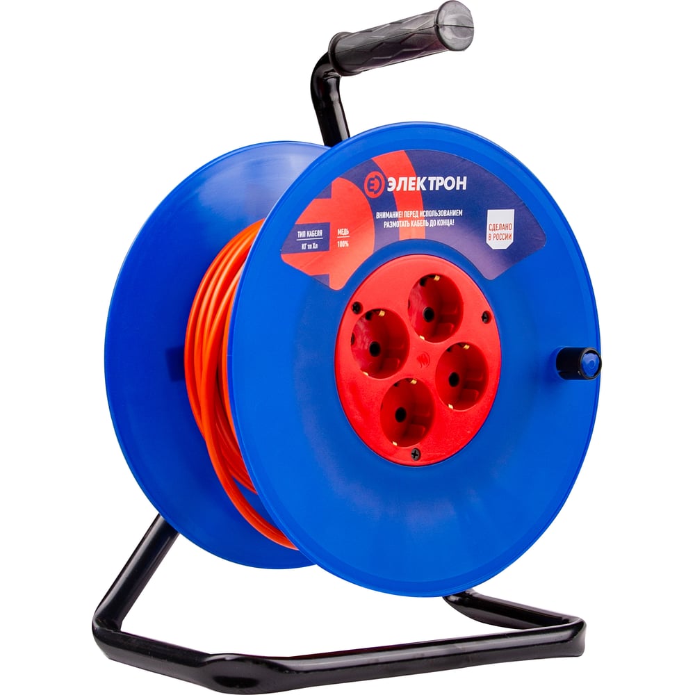 Изображение товара Удлинитель АТЛАНТ ПВС Электрон 2х2,5 50м на катушке IP20