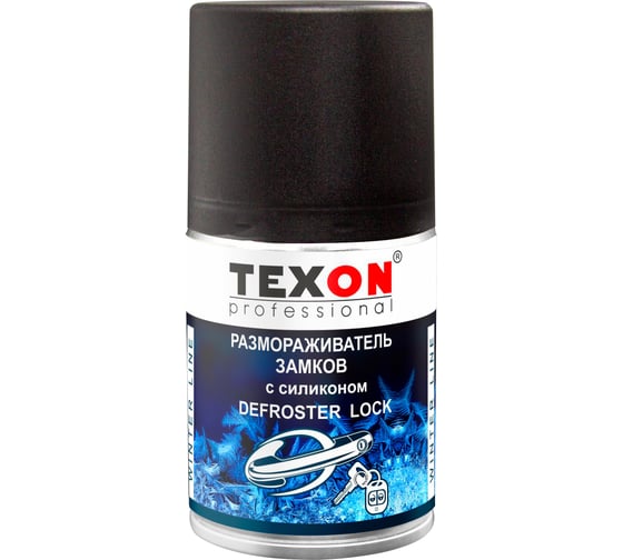 Изображение товара Размораживатель замков с силиконом TEXON Proffesional 100 мл, аэрозоль баллон 1111257 ТХ183975