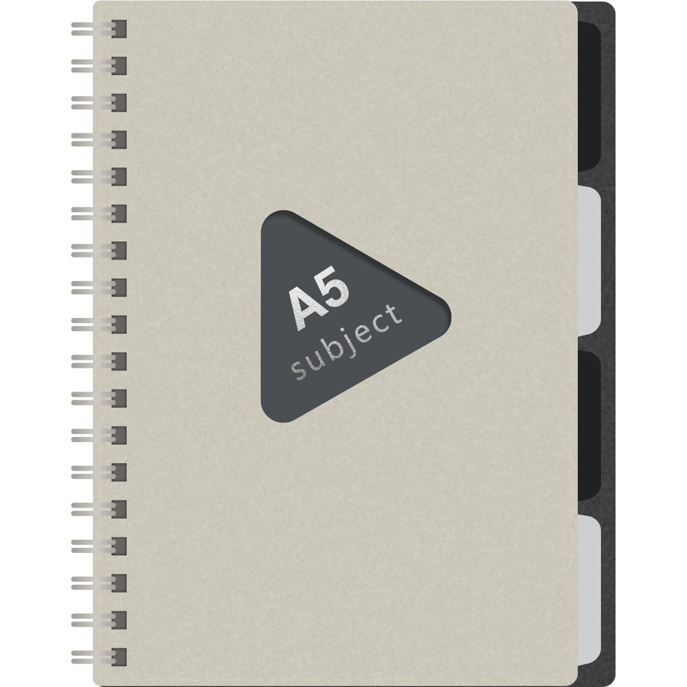 Изображение товара Тетрадь BRAUBERG А5 с гребнем и 4 разделителями, 80 листов