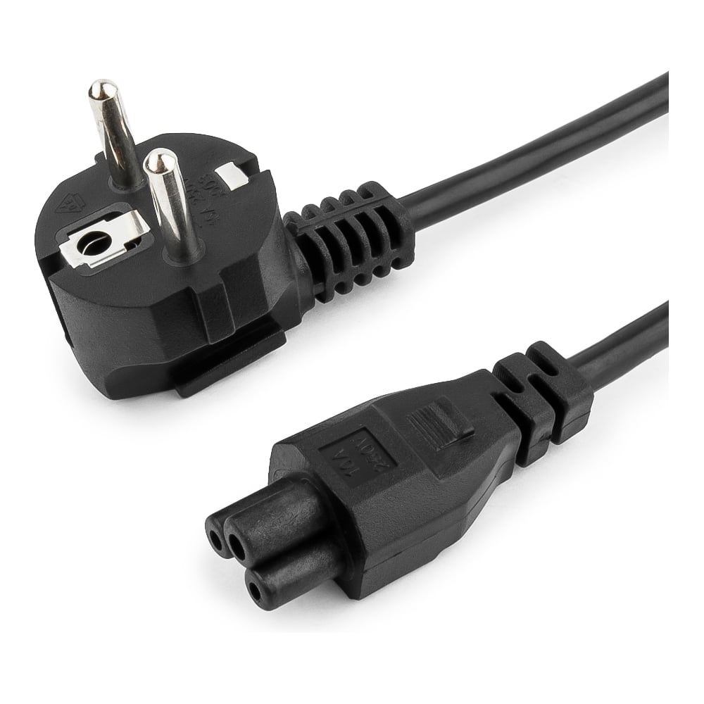 Изображение товара Кабель питания Cablexpert 1м Schuko-C13 VDE черный 10А