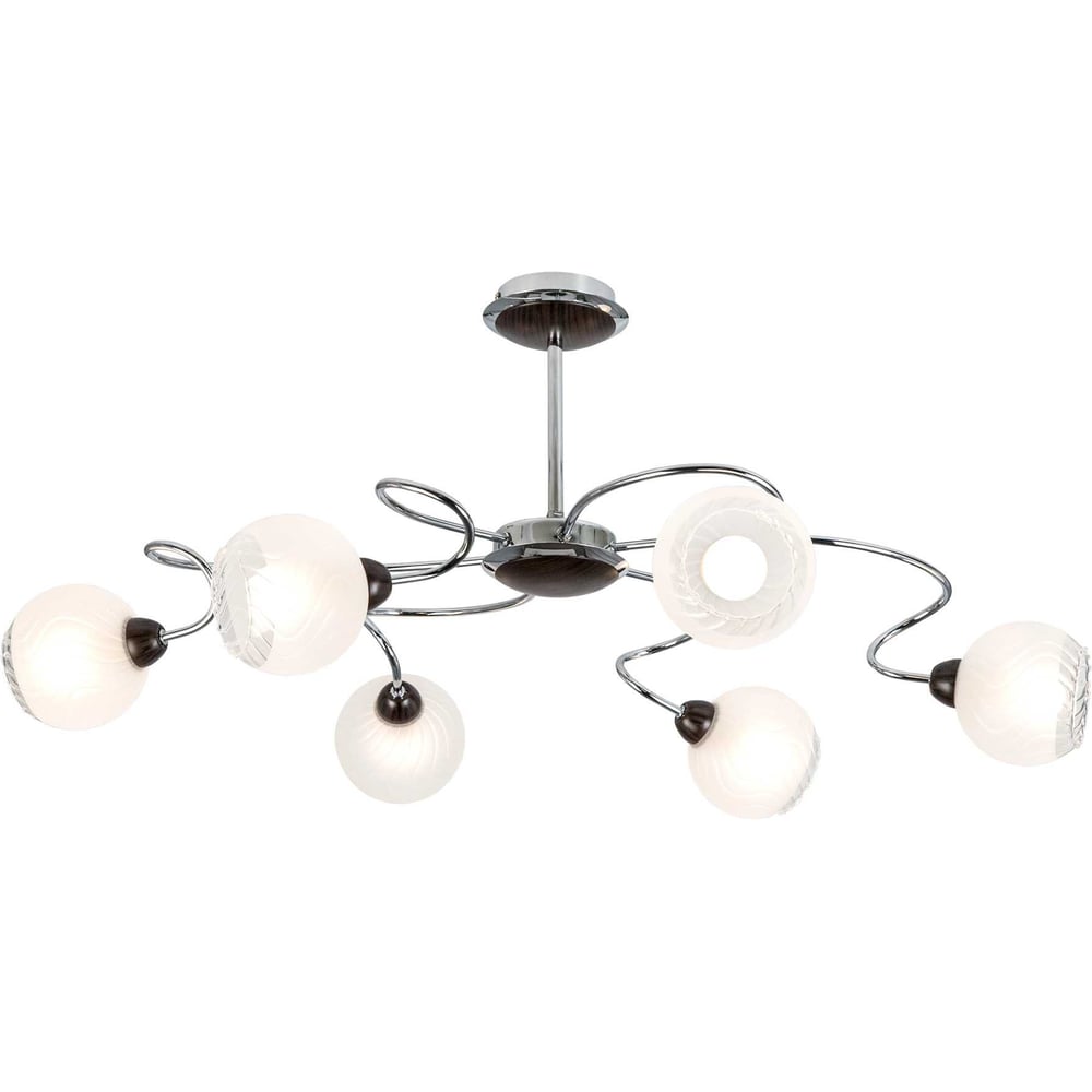 Изображение товара Люстра на штанге Citilux Одиссей Венге Хром CL130161 для современного интерьера