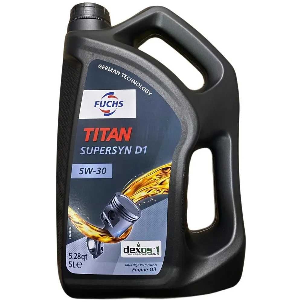 Изображение товара Масло моторное синтетическое FUCHS TITAN SUPERSYN D1 5W-30 5L