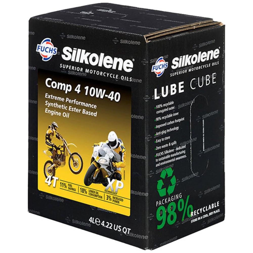 Изображение товара Моторное синтетическое масло FUCHS SILKOLENE COMP 4 10W-40 XP 4 литра