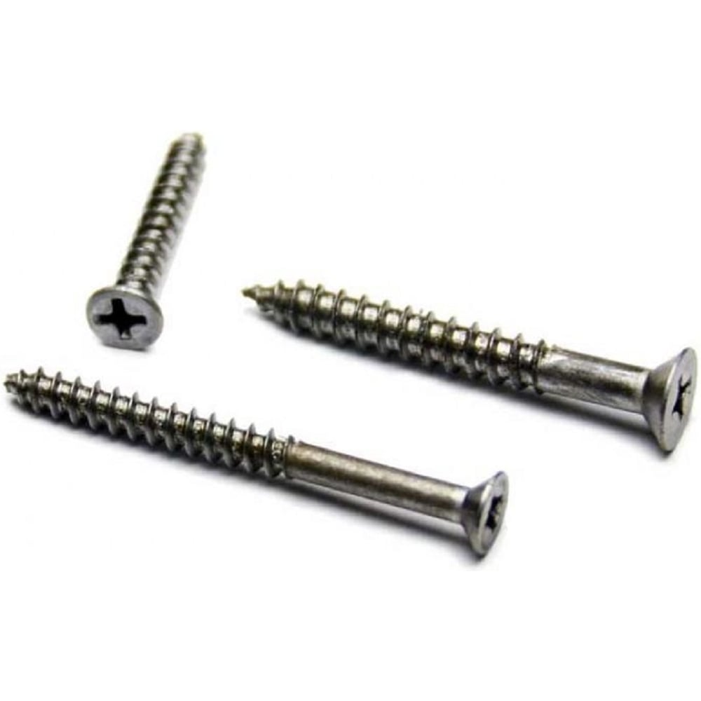 Изображение товара Шурупы 4x50 мм Тэмпо-Метиз Нержавеющая сталь потайная PH2