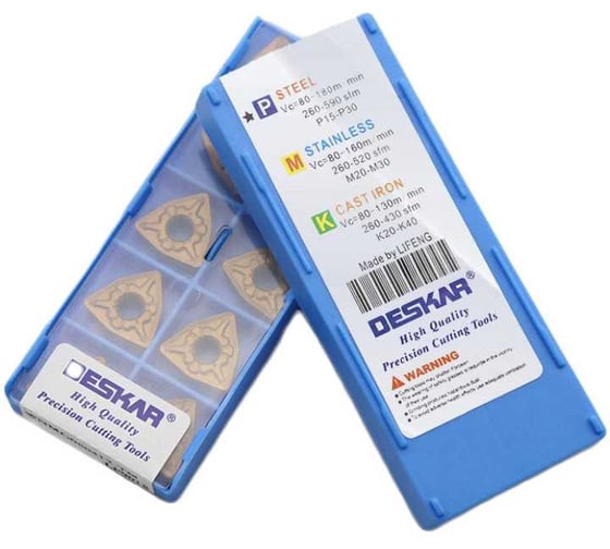 Изображение товара Пластина для точения DESKAR WNMG080404 TM LF9018 10 шт 00-00052276