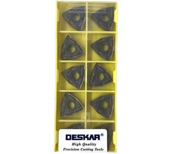 Изображение товара Пластина для точения DESKAR WNMG080404 MQ LF6018S 10 шт 00-00052265