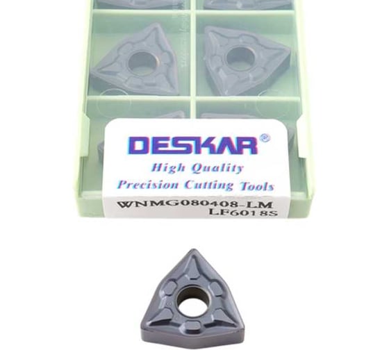 Изображение товара Пластина для точения DESKAR WNMG080408 LM LF6018S 10 шт 00-00052301