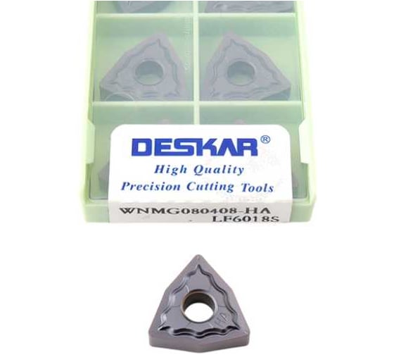 Изображение товара Пластина для точения DESKAR WNMG080408 HA LF6018S 10 шт 00-00052294