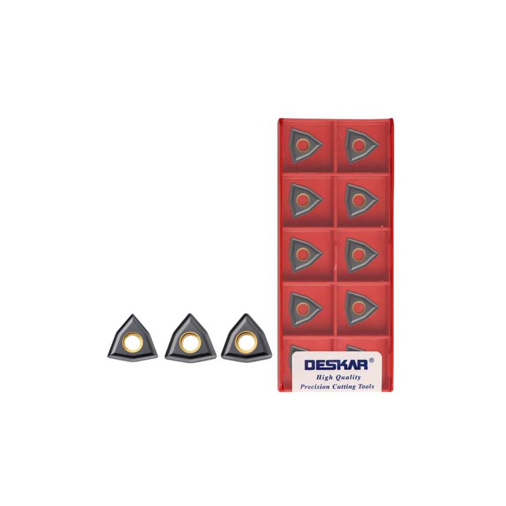 Изображение товара Пластина для точения DESKAR WNMG080408 DK LF3018 10 шт высокая точность