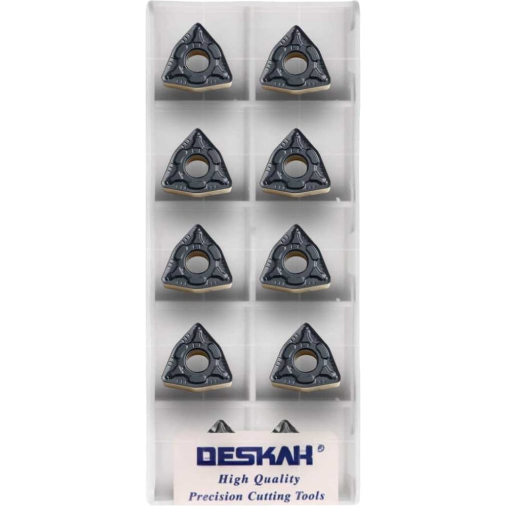 Изображение товара Пластина для точения DESKAR WNMG080412 CM TF9218 10 шт металлообработка