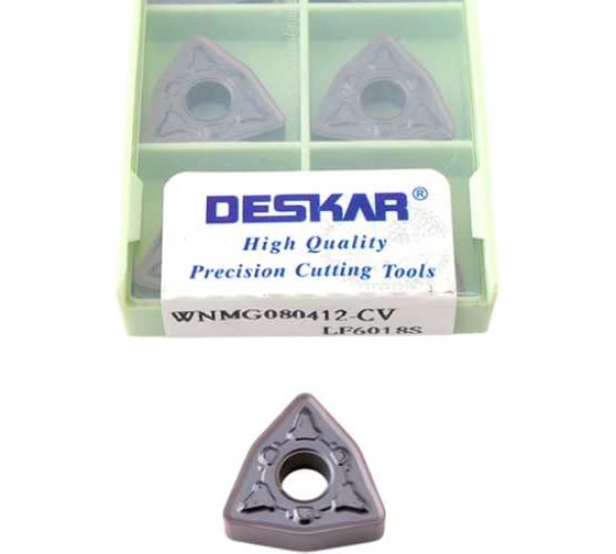 Изображение товара Пластина для точения DESKAR WNMG080412 CV LF6018S 10 шт 00-00052343