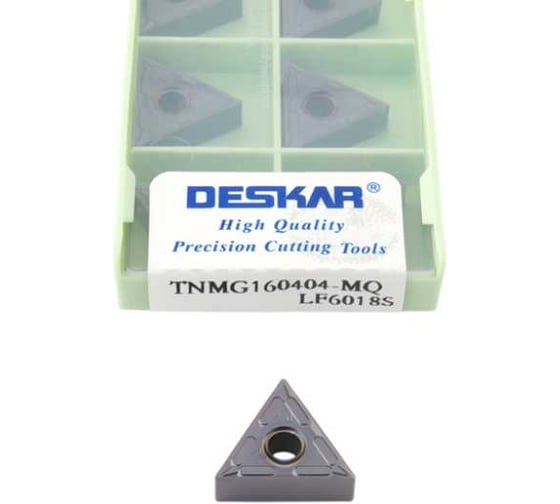Изображение товара Пластина для точения DESKAR TNMG160404 MQ LF6018S 10 шт 00-00052112