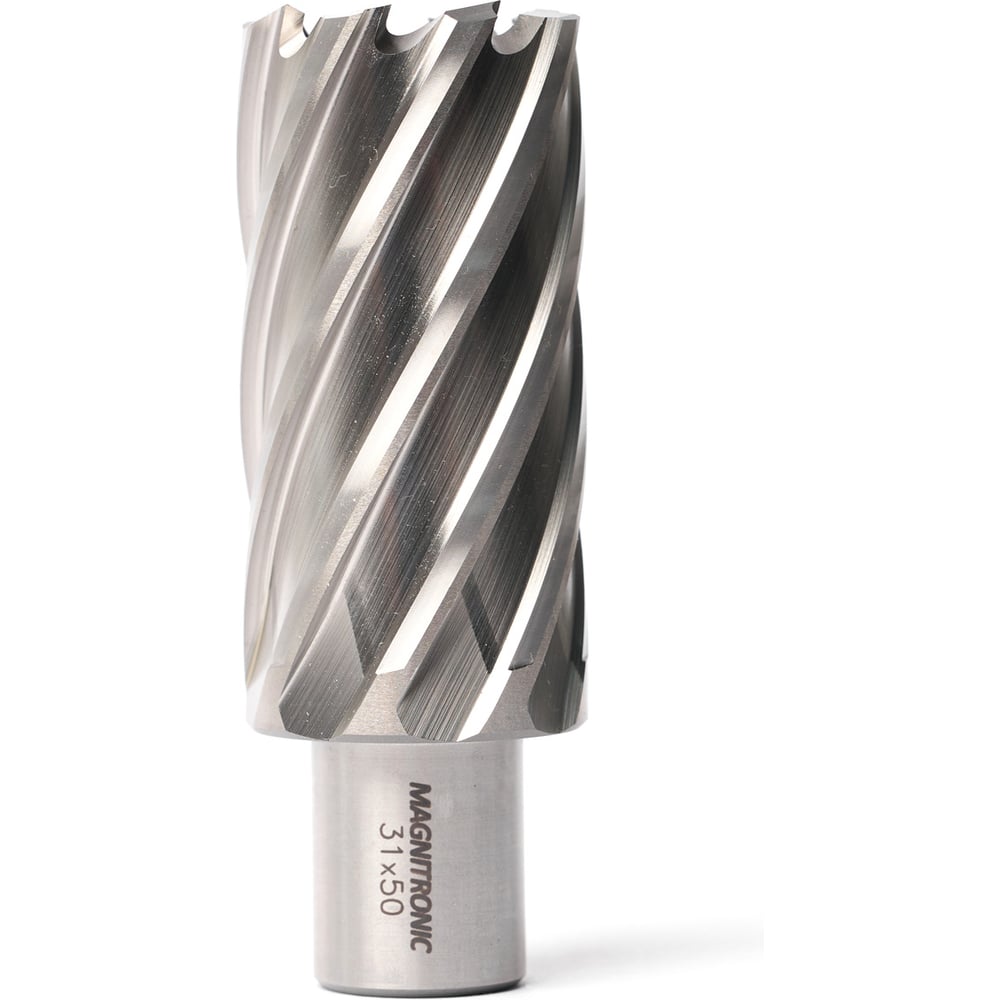 Изображение товара Сверло корончатое Magnitronic HSS 31x50 мм Weldon19 для быстрого сверления