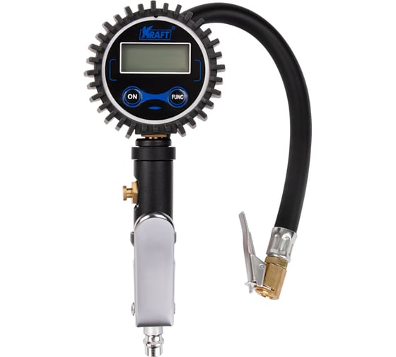 Изображение товара Пистолет для накачки шин KRAFT PRO с цифровым манометром, 17 АТМ KT 707082