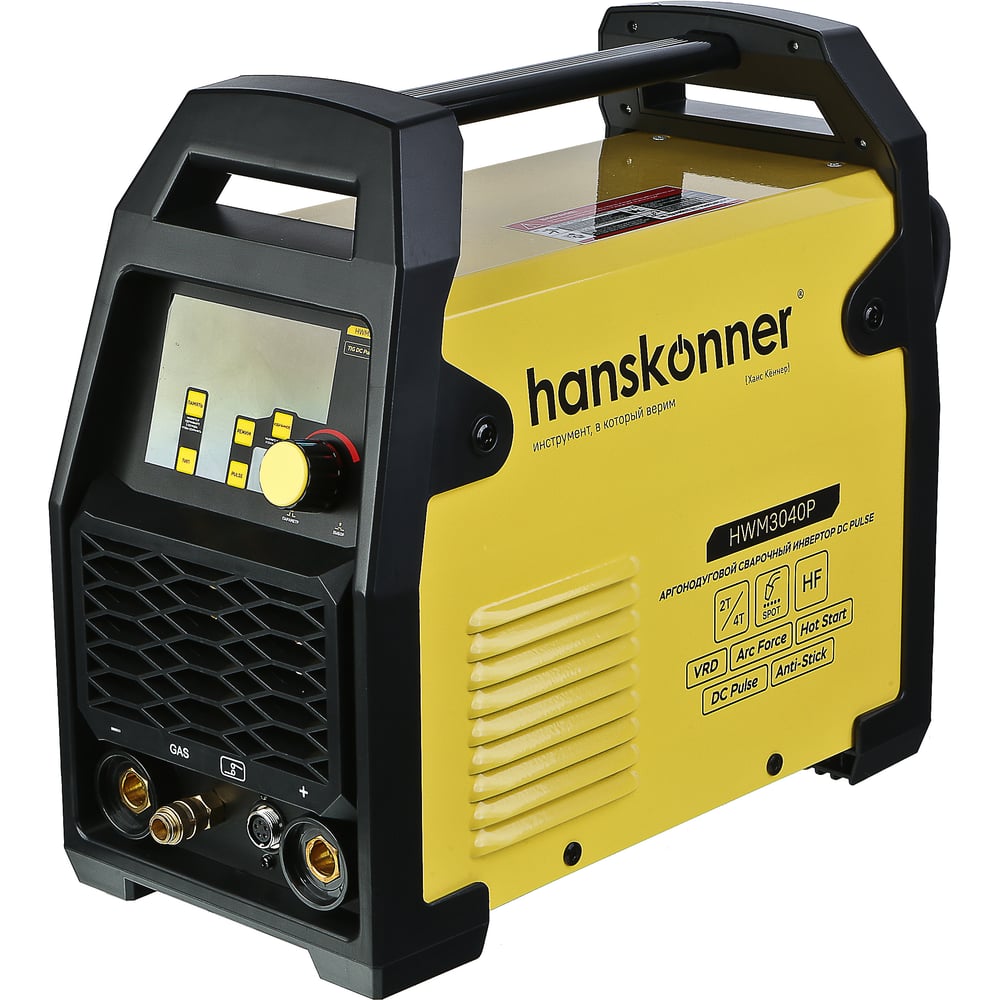 Изображение товара Сварочный инвертор Hanskonner HWM3040P Изображение товара Сварочный инвертор Hanskonner HWM3040P