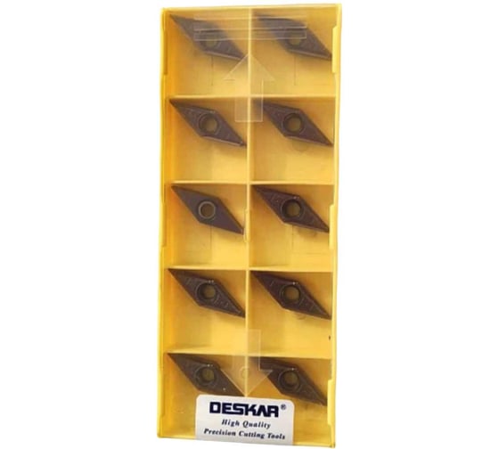 Изображение товара Пластина для точения DESKAR VBMT160404 MV LF6018S 10 шт 00-00052188