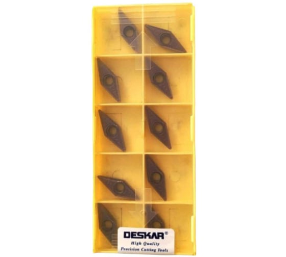 Изображение товара Пластина для точения DESKAR VBMT160408 MV LF6018S 10 шт 00-00058059