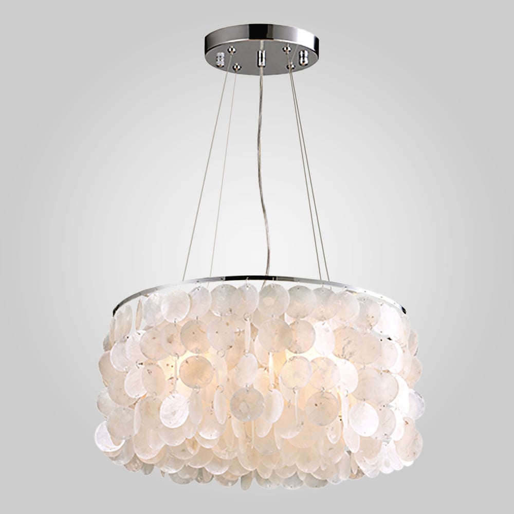 Изображение товара Подвесной светильник Eurosvet Sandra с перламутром 60005/4 хром