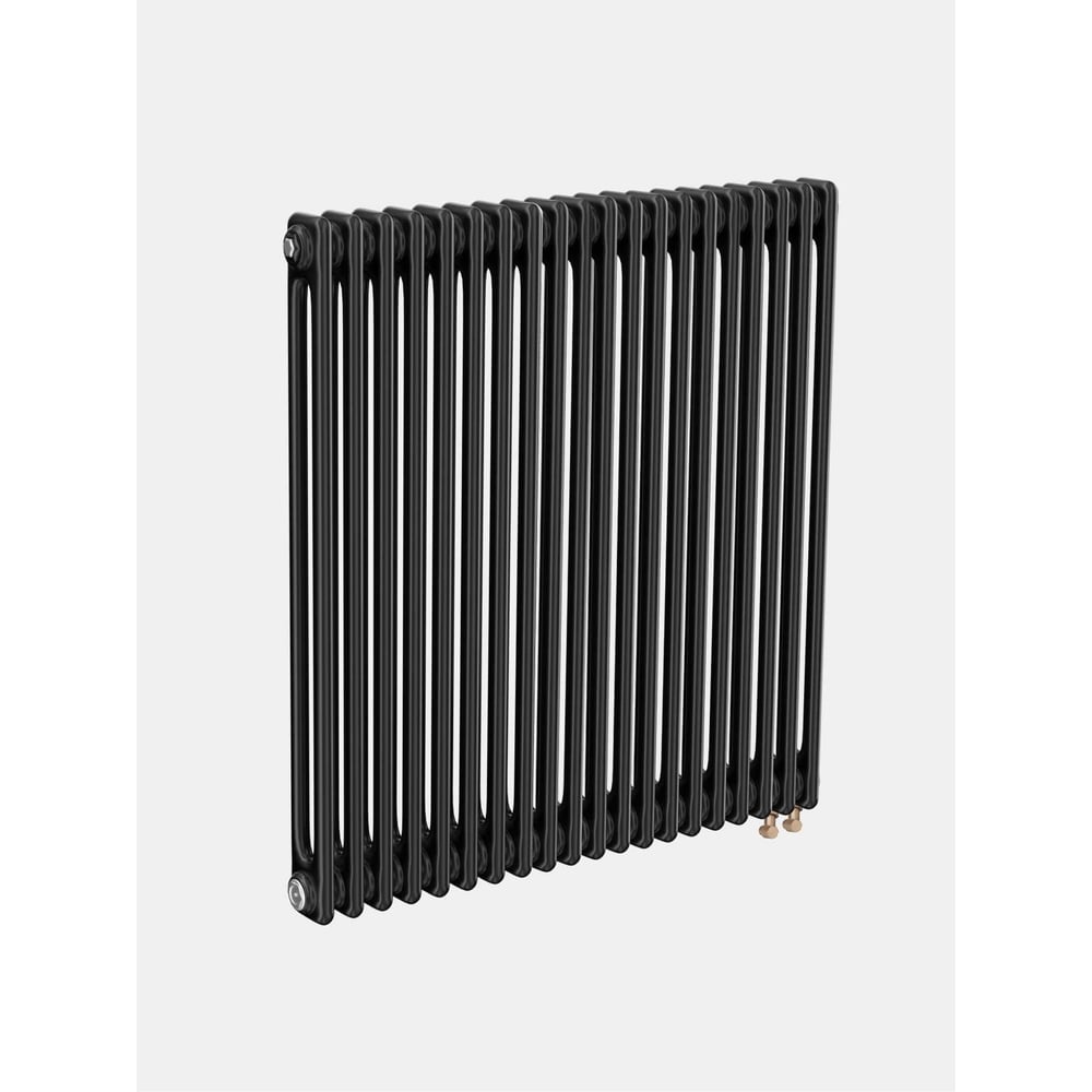 Изображение товара Трубчатый радиатор ТЕПЛОФОРТ ТР2057-20, черный мат, 20 секций, нижнее подключение