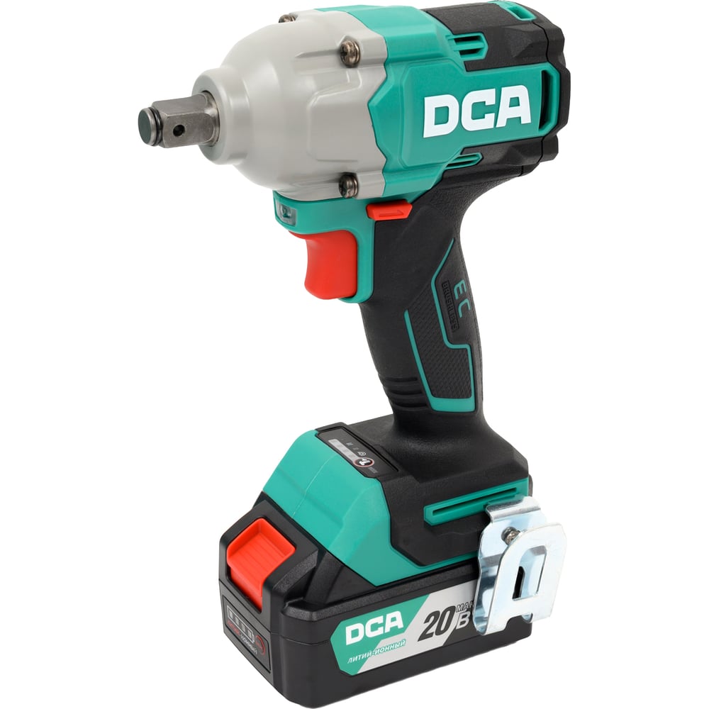 Изображение товара Аккумуляторный гайковерт DCA ADPB520 профессиональный с ударом и подсветкой