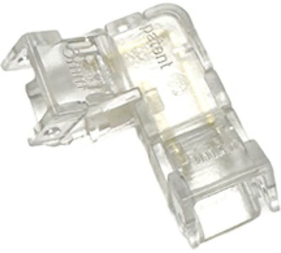 Изображение товара Соединитель угловой FERON 7мм для COB ленты шириной 5 мм, LD190, 5шт, 51882