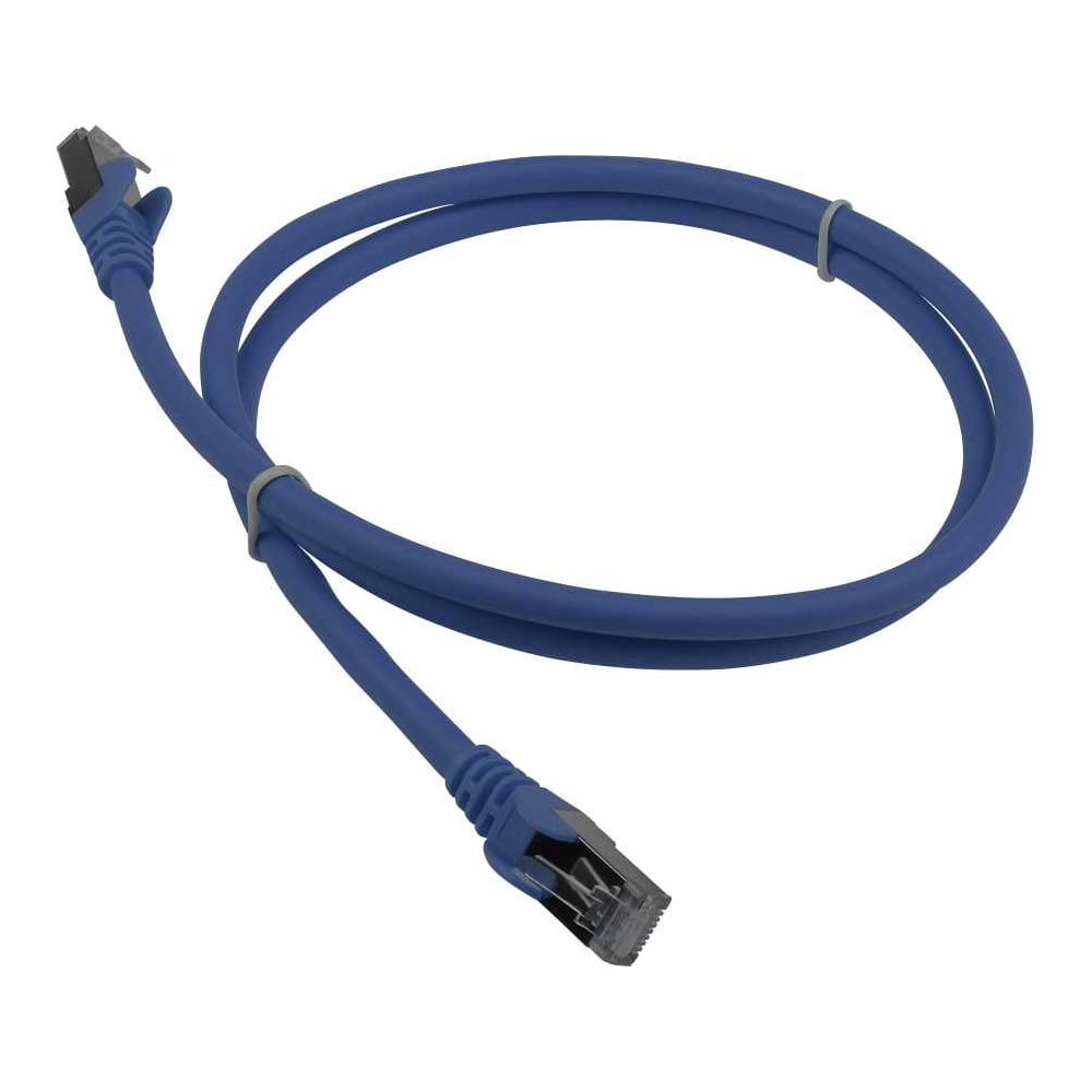 Изображение товара Патч-корд LANMASTER RJ45 RJ45 6A 5м синий LSZH для скоростных сетей