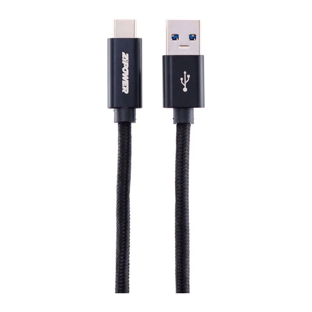 Изображение товара Кабель Zipower USB 3.1 Type-C 1 м быстрая зарядка и передача данных