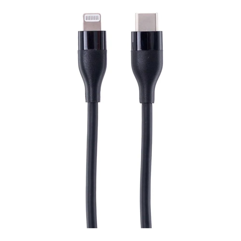 Изображение товара Кабель Zipower Lightning - Type-C 3A быстрая зарядка 1, 2 м черный