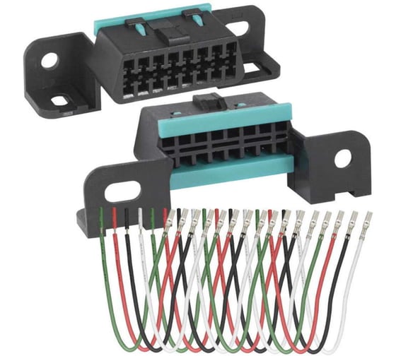 Изображение товара Разъем OBD RUICHI OBD-16-ST04 120327