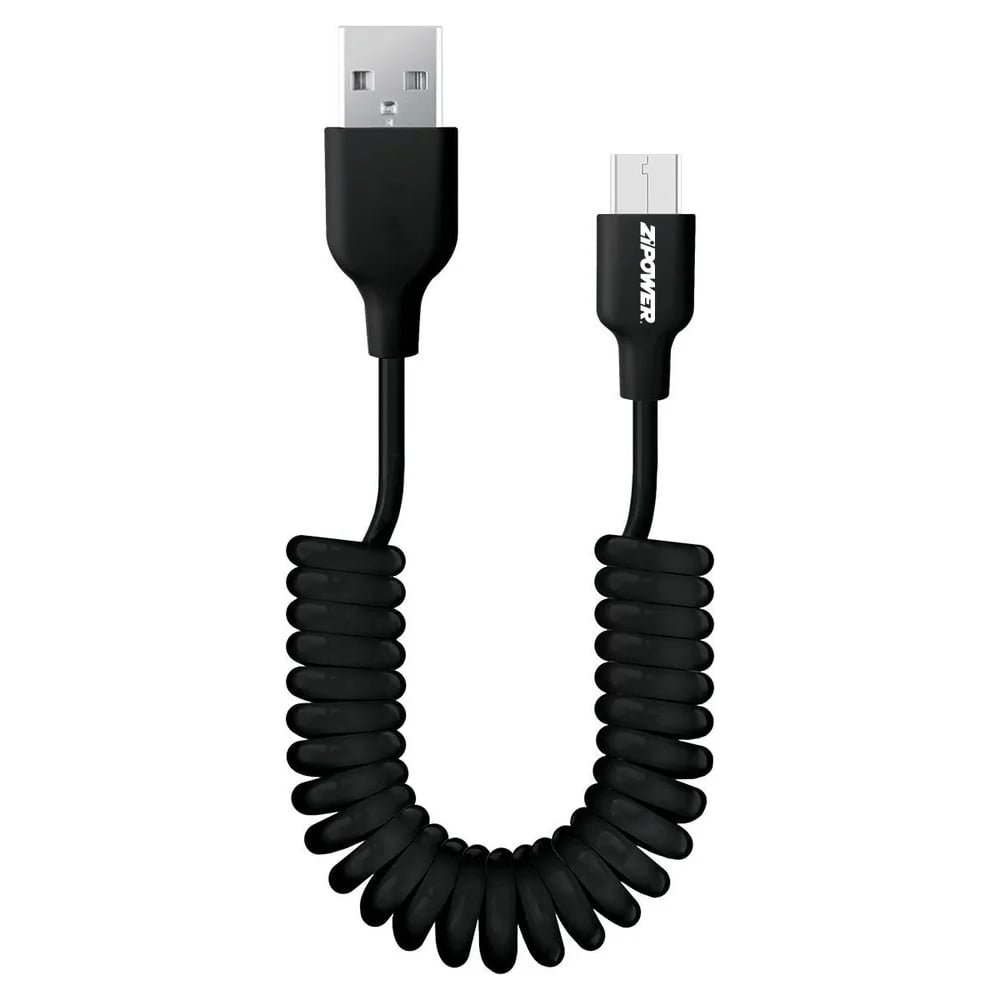 Изображение товара Спиральный USB кабель ZIPOWER PM6735 для зарядки и передачи данных