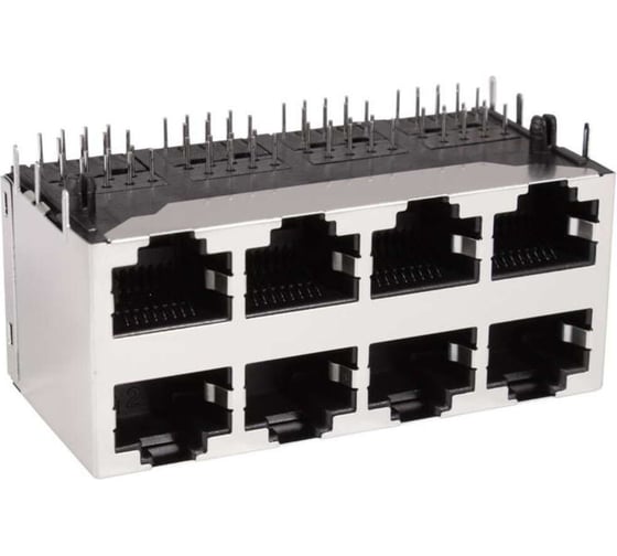 Изображение товара Разъём RJ RUICHI TJ9-2-10P8-04 cетевая розетка 61921