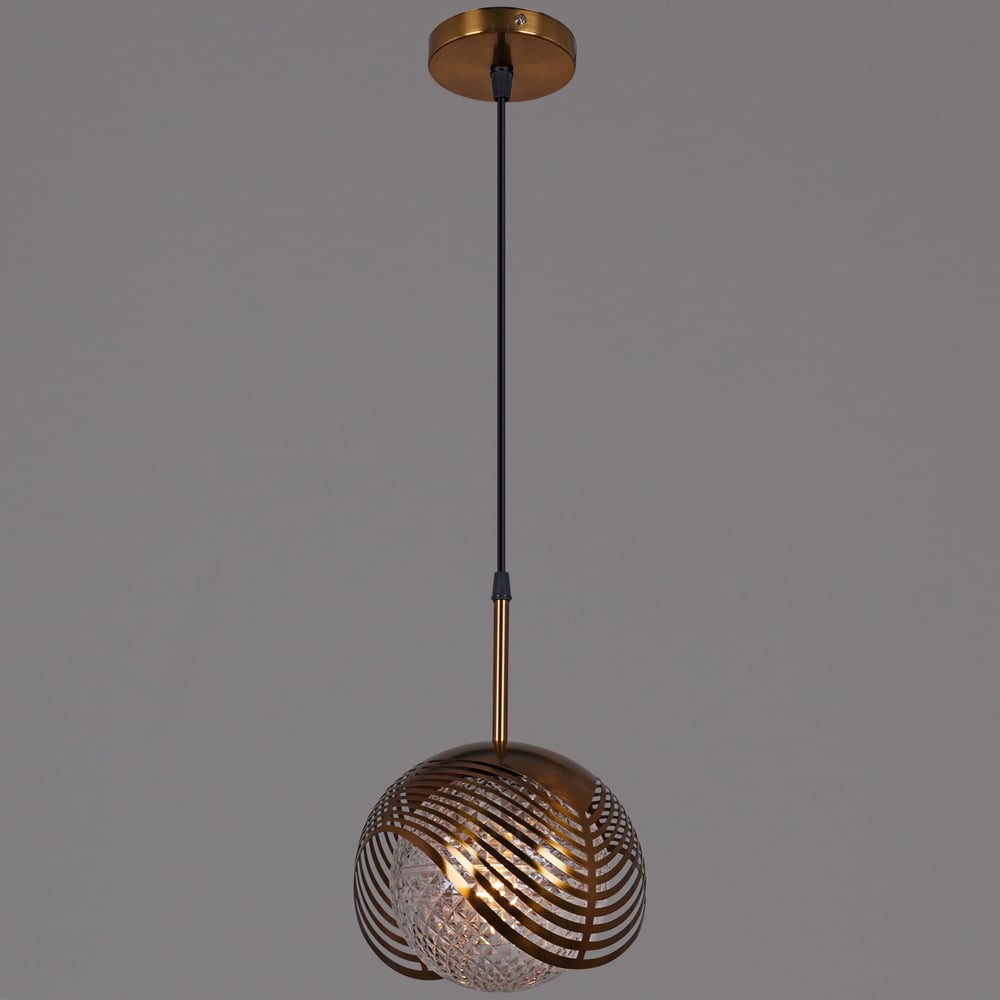 Изображение товара Подвесной светильник ReLuce 05912-0.9-01 GB с золотистой арматурой