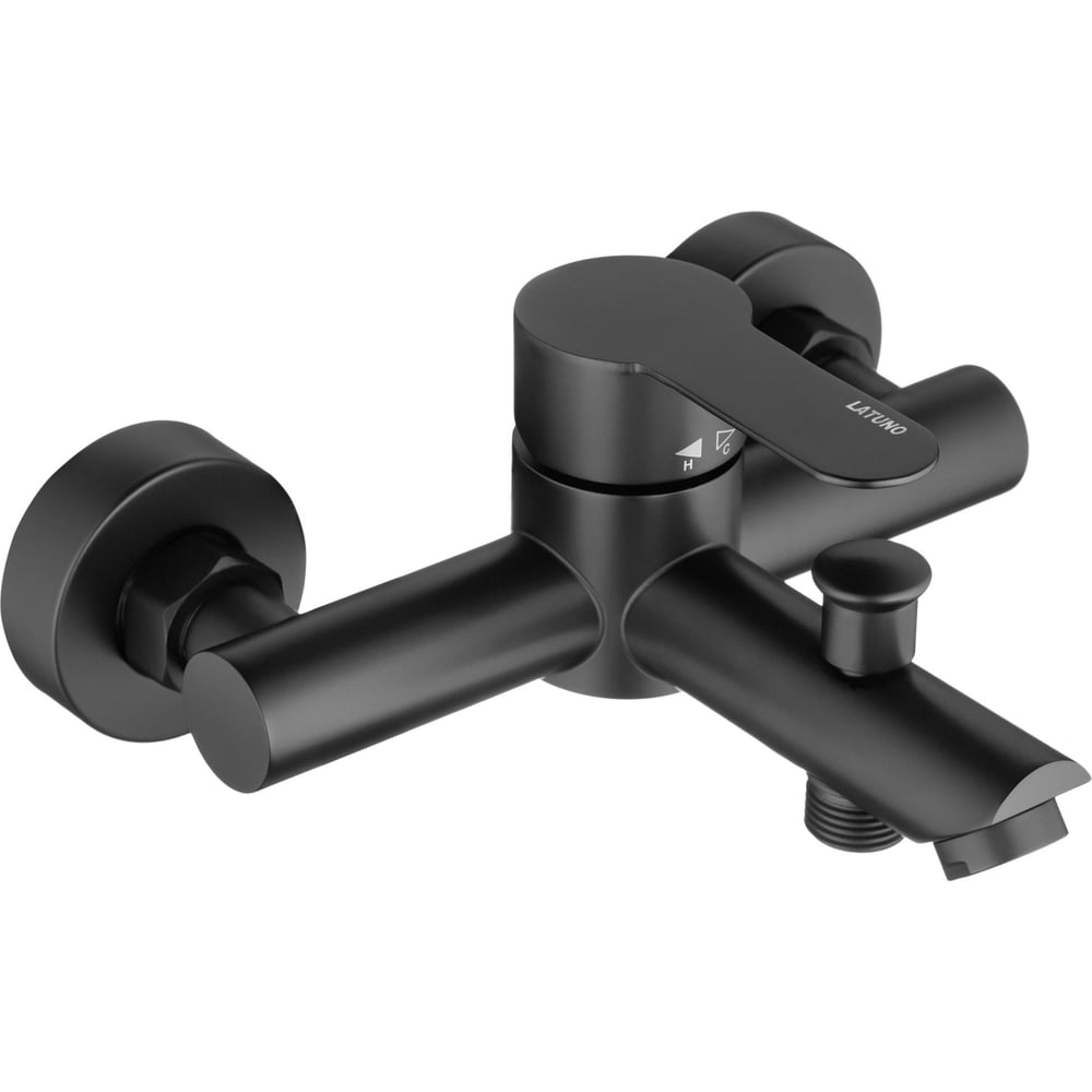 Изображение товара Смеситель для ванны Latuno, цвет Черный, EAN 1600002641264 L11303B