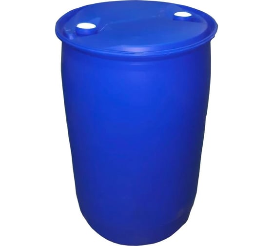 Изображение товара Бочка Тара.ру п/э 227л новая с 2-мя пробками вес 9кг, синий 36033