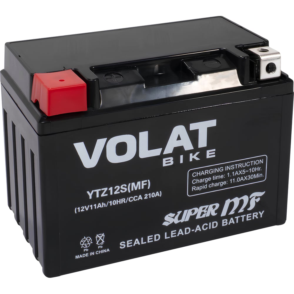 Изображение товара Мотоаккумулятор 12V 11Ah YTZ12S(MF) L+ для мотоцикла, скутера, гидроцикла